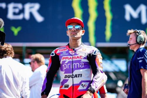 Jorge Martin di paddock gagal menang di MotoGP Mandalika 2023: Okezone Sports